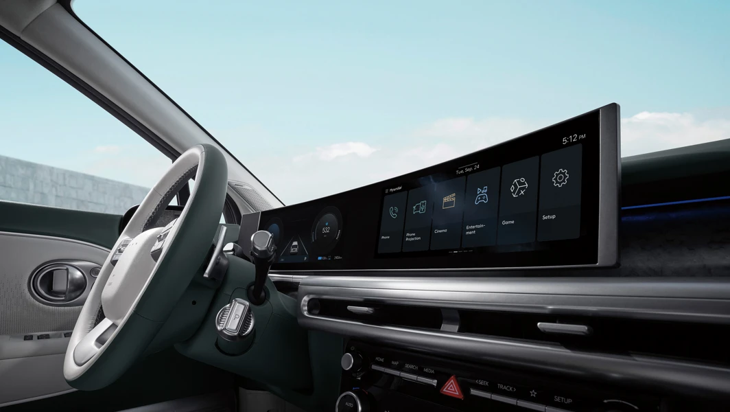 Hyundai IONIQ 9 Interior Panoramic Curved Display